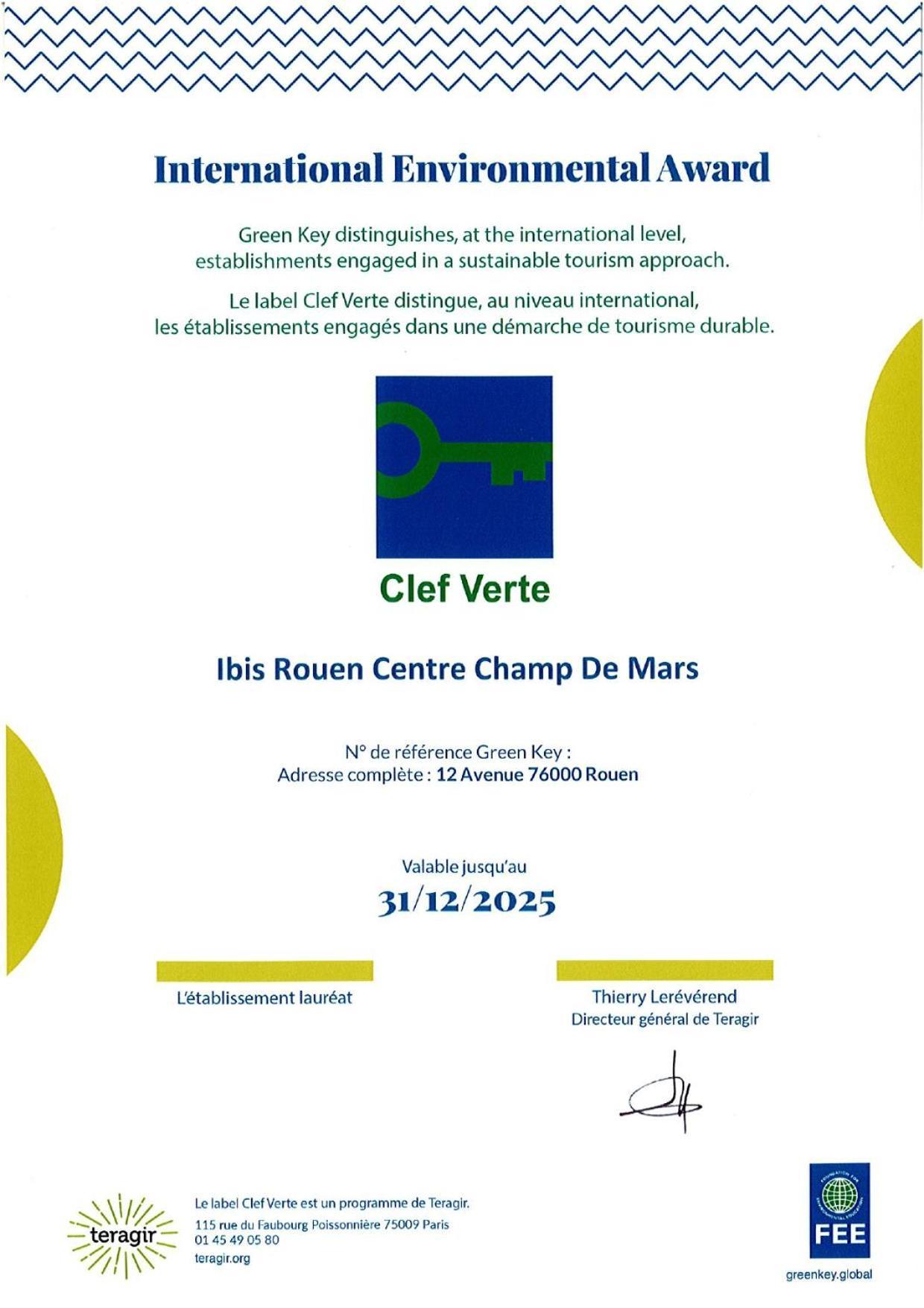 Ibis Centre Champ De Mars Hotel Rouen
